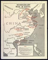 Missionary Map of China (Presbyterian).