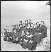 Christian graduates of Taegu's "Normal High School", ca. 1955.