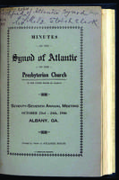 Synod of Atlantic minutes, 1946.