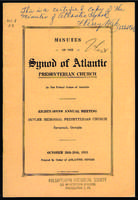 Synod of Atlantic minutes, 1955.