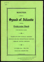 Synod of Atlantic minutes, 1953.