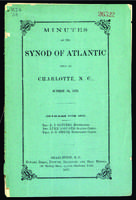 Synod of Atlantic minutes, 1876.