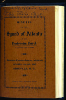 Synod of Atlantic minutes, 1947.