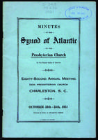 Synod of Atlantic minutes, 1951.