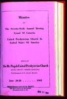 Synod of Catawba minutes, 1963.