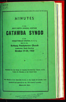 Synod of Catawba minutes, 1953.