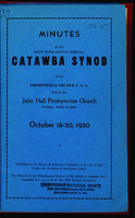 Synod of Catawba minutes, 1950.