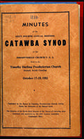 Synod of Catawba minutes, 1951.