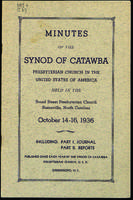 Synod of Catawba minutes, 1936.