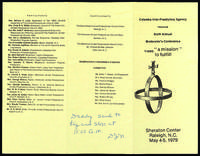 Catawba Inter-Presbytery Agency program, 1979.