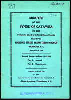 Synod of Catawba minutes, 1926.