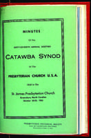Synod of Catawba minutes, 1954.
