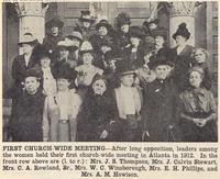 Meeting of Women in the Presbyterian Church, 1912.