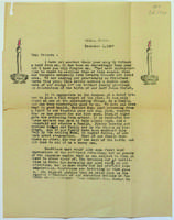 Edward Adams “Dear Friends” letters from Taegu, Korea, 1937-1938, 1941.