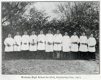 Weihsien High School for Girls, Graduating Class, 1913.