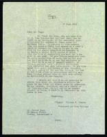 Correspondence regarding Aimee and Frank Millican's transfer to the Board of Foreign Missions, 1916 to 1917.