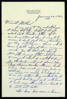 Edith Millican correspondence primarily to her parents, Aimee and Frank Millican, 1943 to 1945.