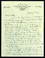 Frank Millican correspondence to his wife, Aimee, and daughter, Edith, 1939 to 1951.