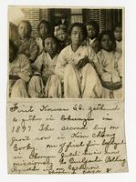 First Korean Sunday school gathered in Chunju, 1897.