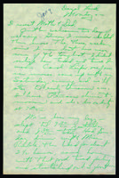 Edith Millican correspondence to her parents, Aimee and Frank Millican.