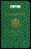 Aimee Millican United States passport, 1952.