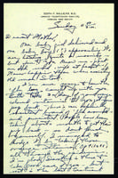 Edith Millican correspondence to her parents, Aimee and Frank Millican.