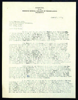 Edith Millican incoming correspondence from Embudo Presbyterian Hospital and the Board of Foreign Missions, 1950 to 1951.