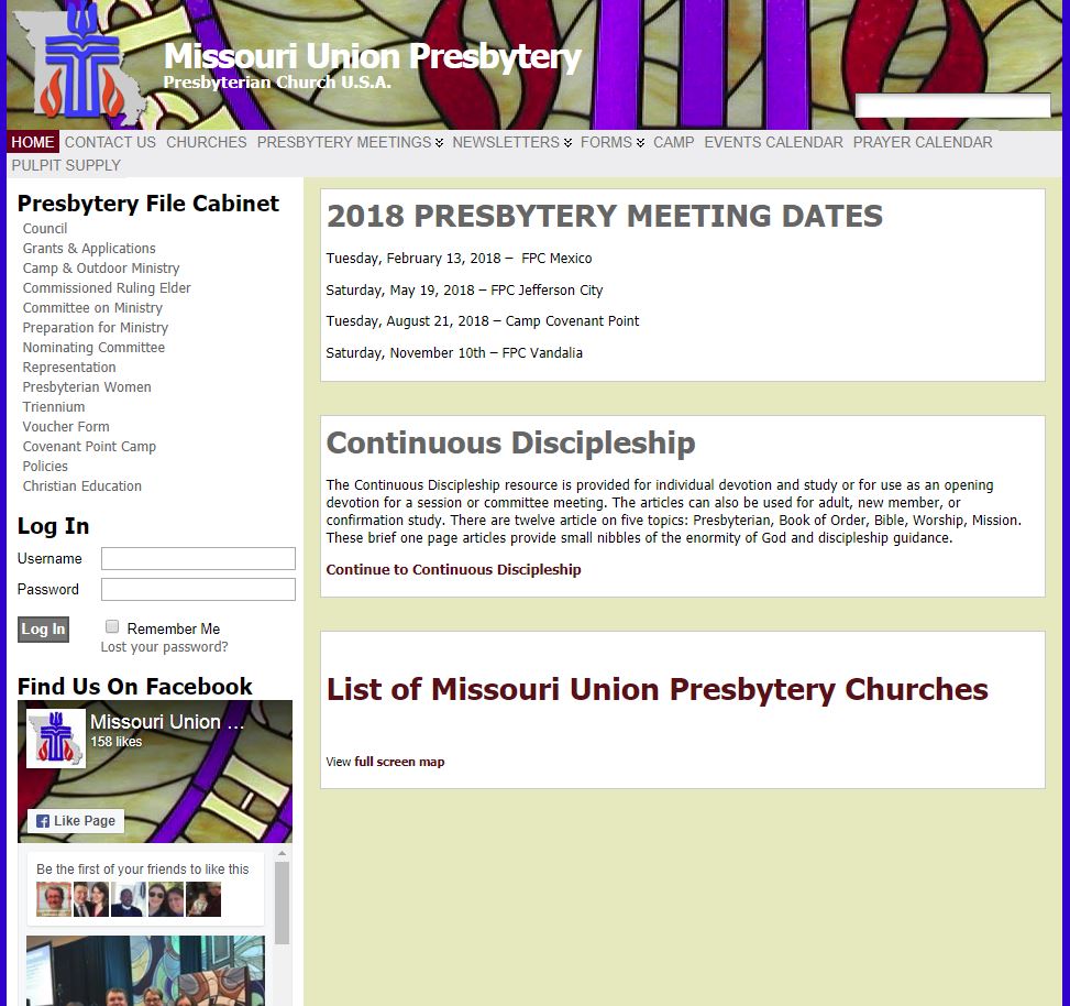 Missouri Union Presbytery.