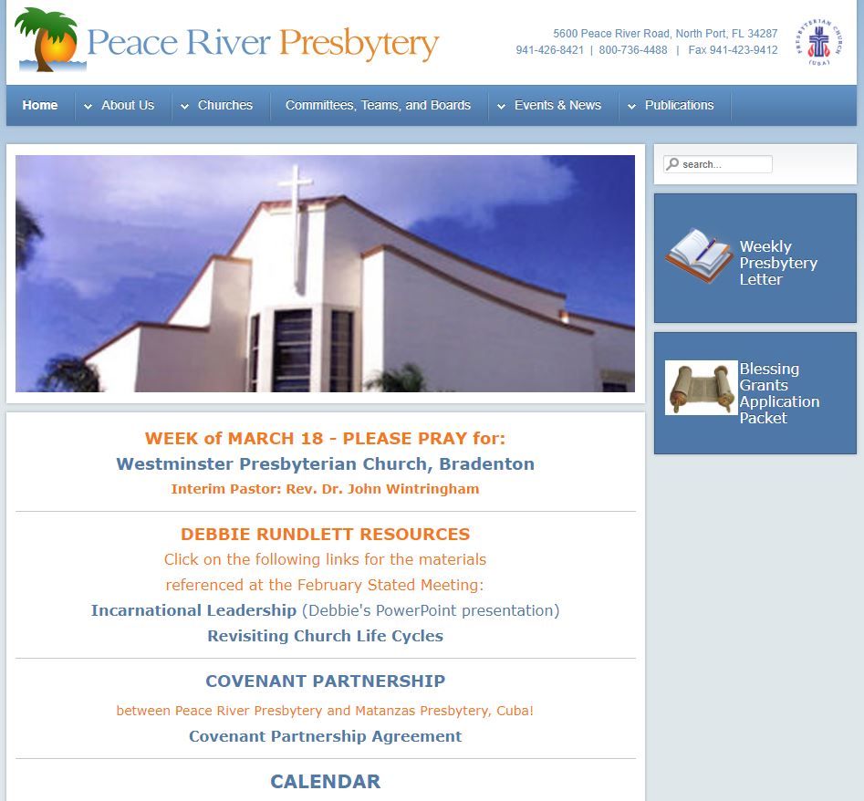 Peace River Presbytery.