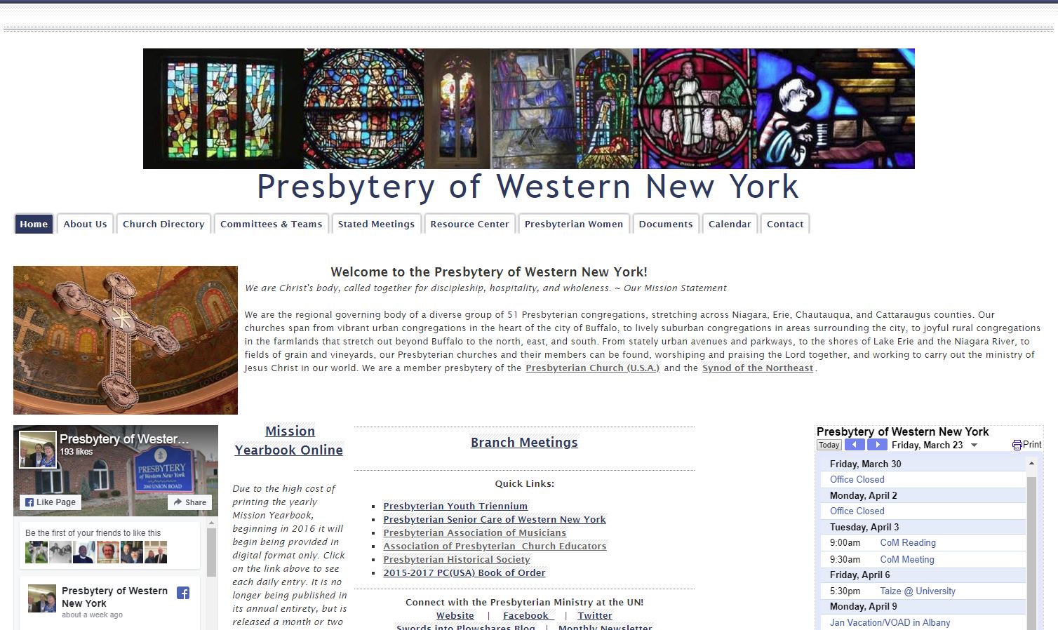 Presbytery of Western New York.