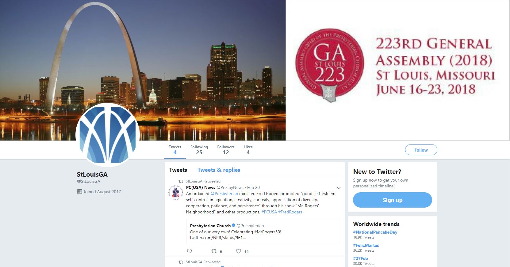 St. Louis General Assembly Twitter.