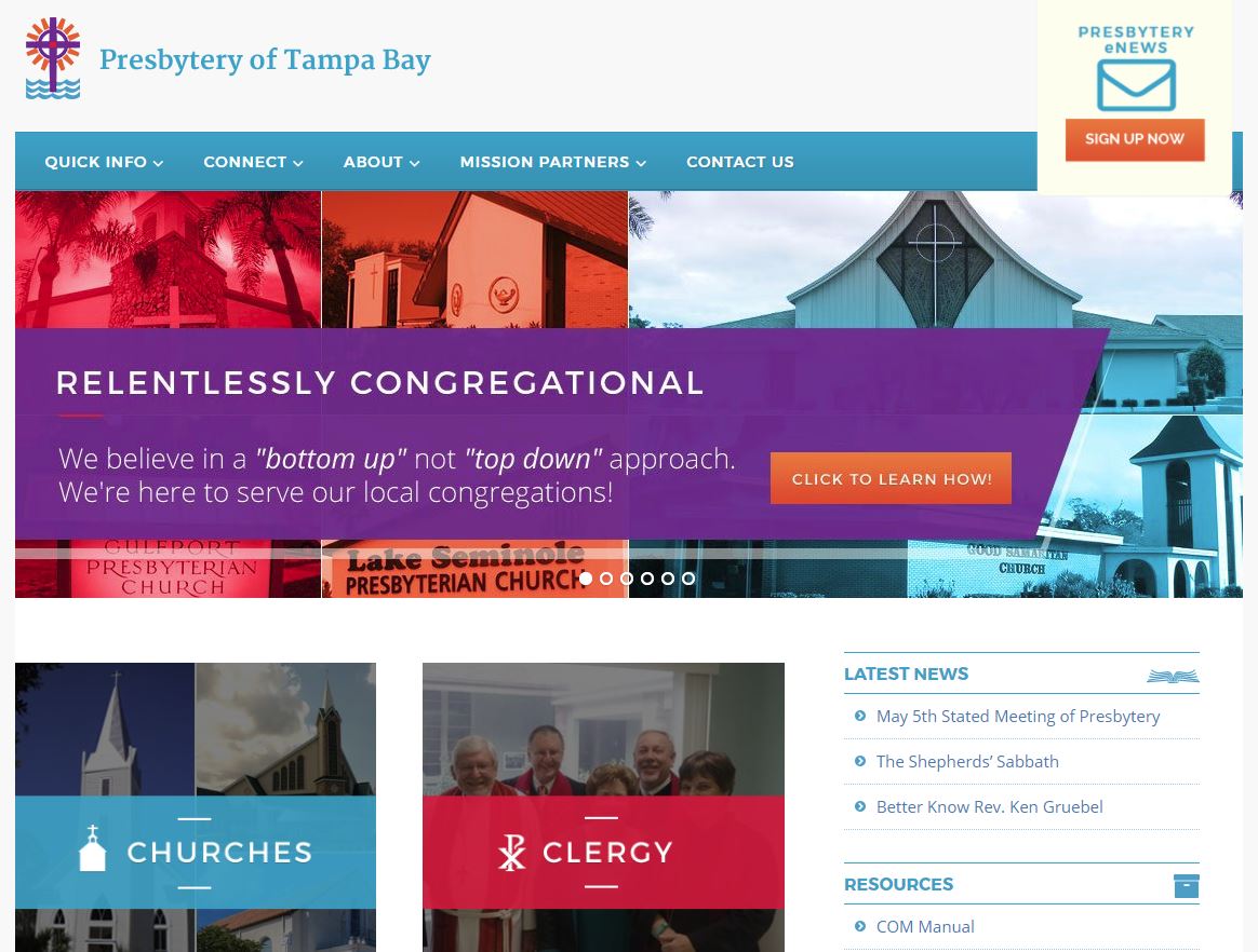 Presbytery of Tampa Bay.