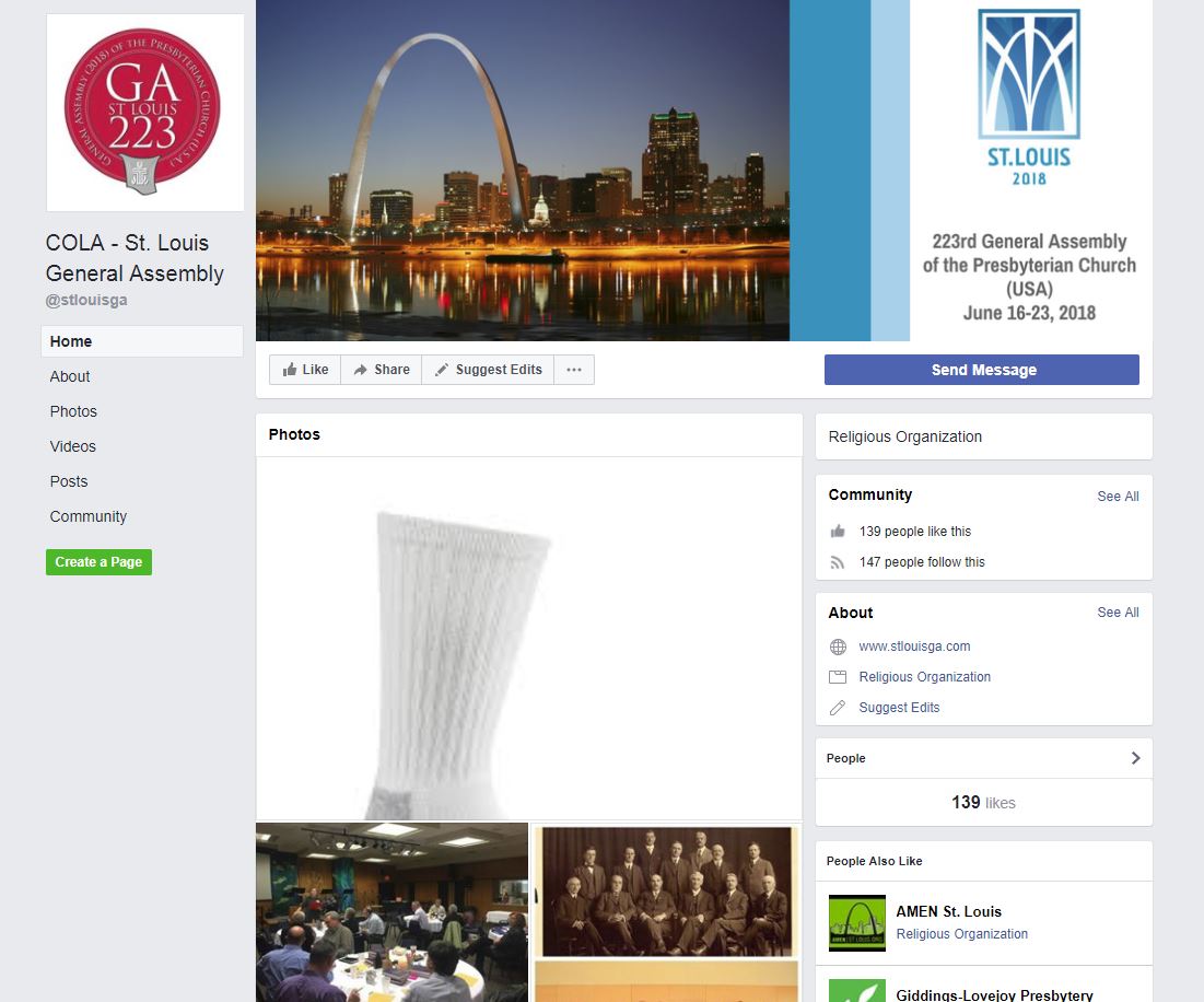 COLA - St. Louis General Assembly Facebook.