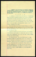 Draft reports to General Assembly, ca. 1905-1906 and undated.