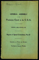 Reports of Special Committees to the General Assembly, 1905.