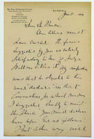 Special Committee on Forms and Services correspondence, 1904-1906 and undated.