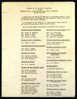 Federal Council of the Churches of Christ in America Executive Committee minutes and reports, Jan 1938-Nov 1939.