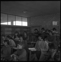 Students in a classroom.
