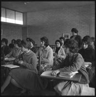 Students in a classroom.