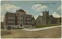 New high School and U.P. Church, Bellevue, Pennsylvania.