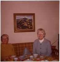 Edith Millican and Lottie Maisch, Santa Fe, New Mexico, 1976.