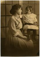 Aimee and Edith Millican, ca. 1917.