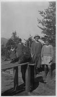 Aimee and Edith Millican at Mt. Hood, Oregon, 1925.