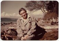 Edith Millican at Camano Island, Washington, 1961.