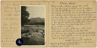 Card with Theme Song and photo of Chen River