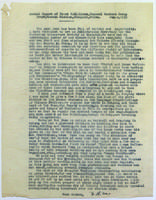 Annual Report of Frank Millican, General Workers Group Presbyterian Mission, Shanghai, China, August 2, 1935.