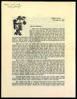 "Our Dear Friends" letter by Elleroy and Mabelle Smith, November 10, 1937.