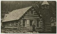 Log cabin Presbyterian Church, Juneau, Alaska.