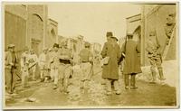 Wartime street scene, Urmia, Iran.
