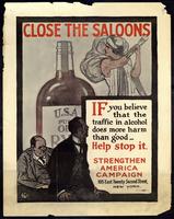 Close the Saloons poster.